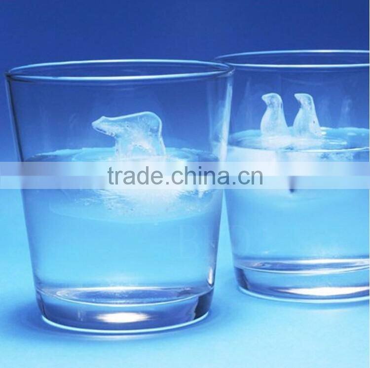 Polar Ice Lovely Penguin and Polar Bear Silicone Ice Cube Tray Molds Cool Summer