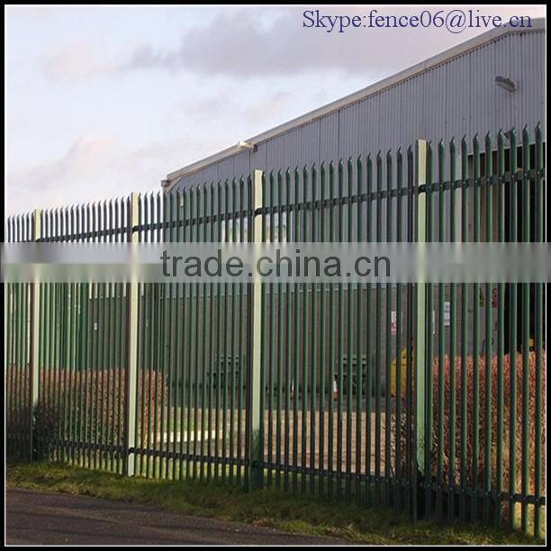 European D and W Head Steel Palisade Fencing
