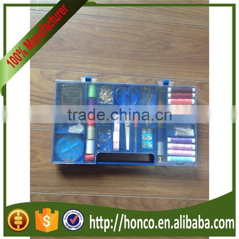 Sewing kit in nylon bag