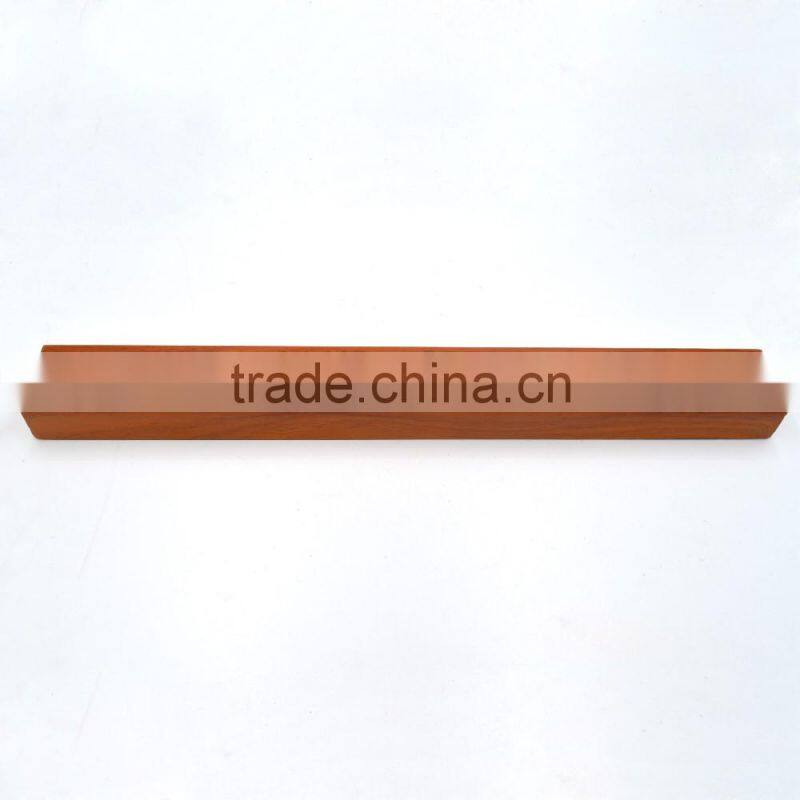 Ndfeb magnet 16 or 18inch wood magnetic knife rack for kitchen decoration