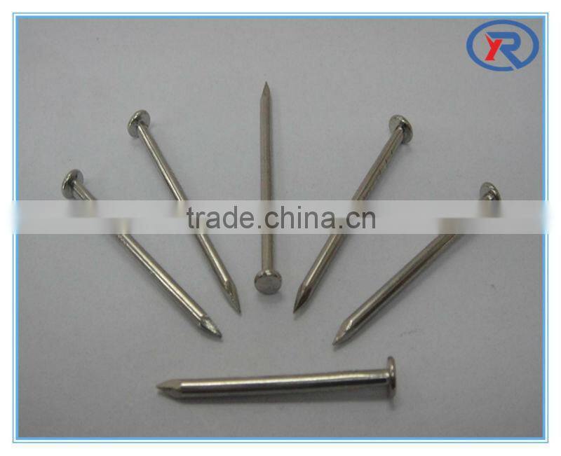 china supply 2.5"x3.0mm bright polished common wire nails,iron nails
