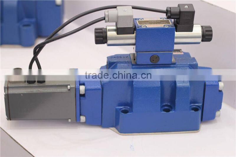 Servo-controlled hydraulic valve units