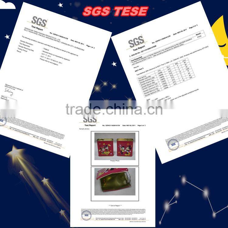 TOP sale Round tranparent christmas popcorn PVC tin bucket