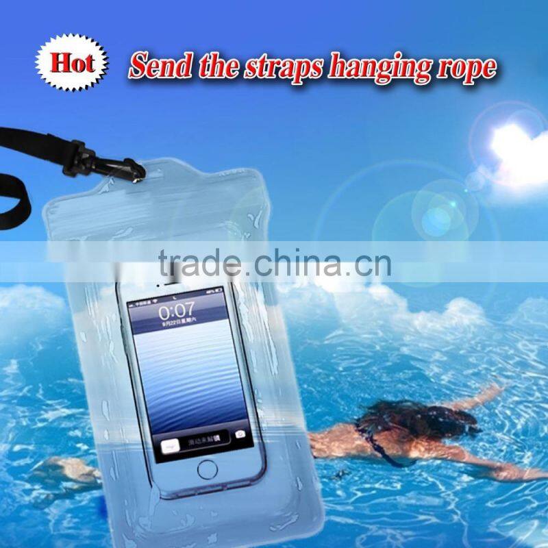 Newest small PVC Waterproof zip lock phone Bag