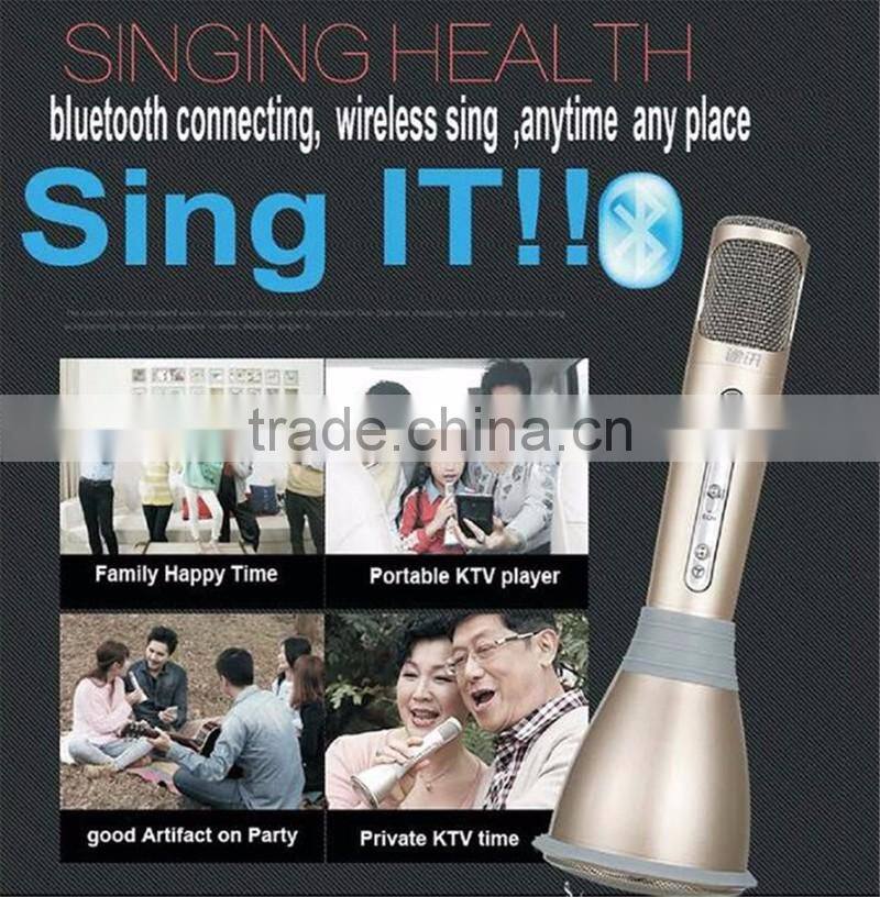 wireless bluetooth Mini Personal Portable Karaoke KTV Mobile Microphone Mini portable Karaoke microphone for Smartphones