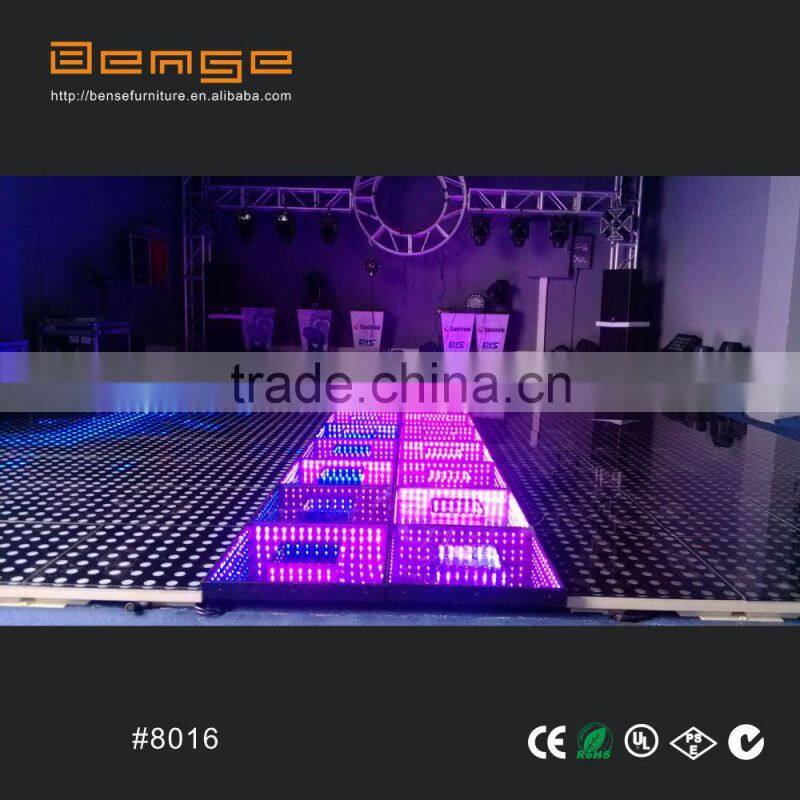 Newest Popular Design 3D LED RGBW Dance Floor 2015