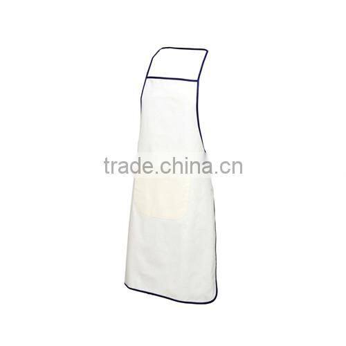 natual color apron with front pocket as promotion