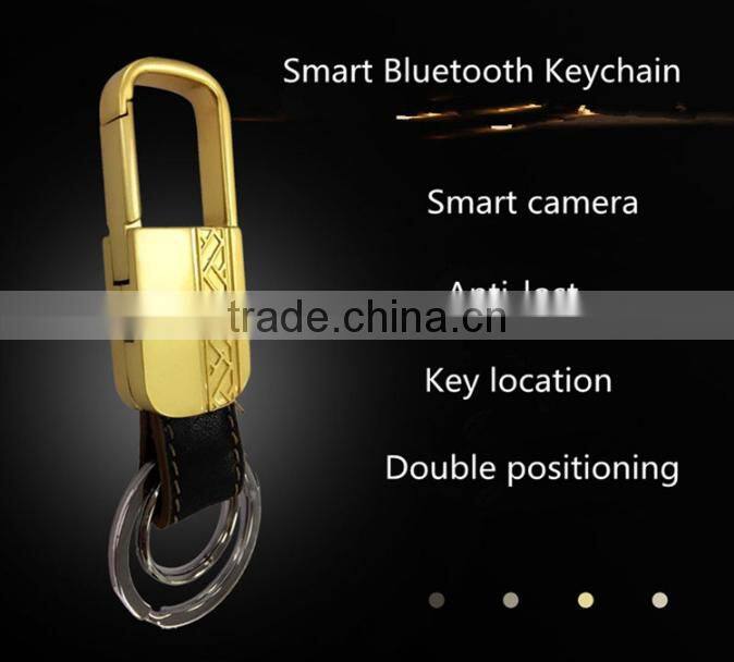 Simple Design Matel Smart Bluetooth Anti-lost Alarm Keychain, Personal Anti-lost Key Tracker