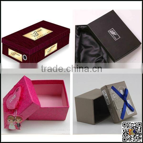 Packaging boxes custom logo wholesale lid and base box Cardboard packaging