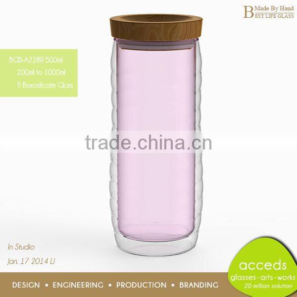 FDA Food Grade Clear Pyrex Glass Jars Candy