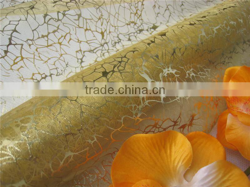 White+Gold Christmas Star Wholesale Table Cloth