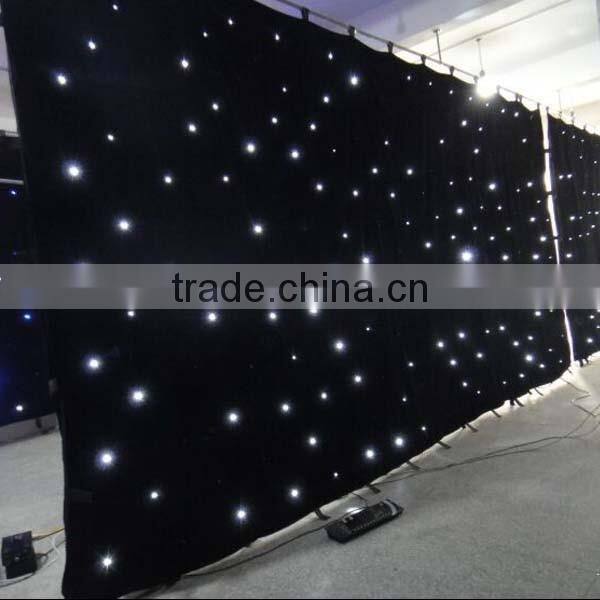 single color starlit dmx led curtain lights backdrop