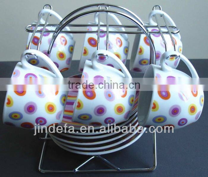 12pcs fine porcelain ceramic tea set