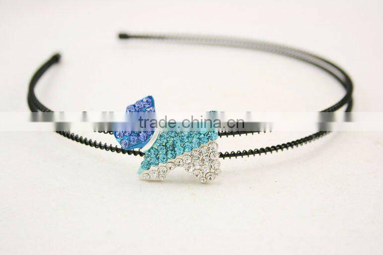 double wires metal headband for kids