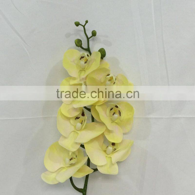 7 flower heads orchid flower artificial
