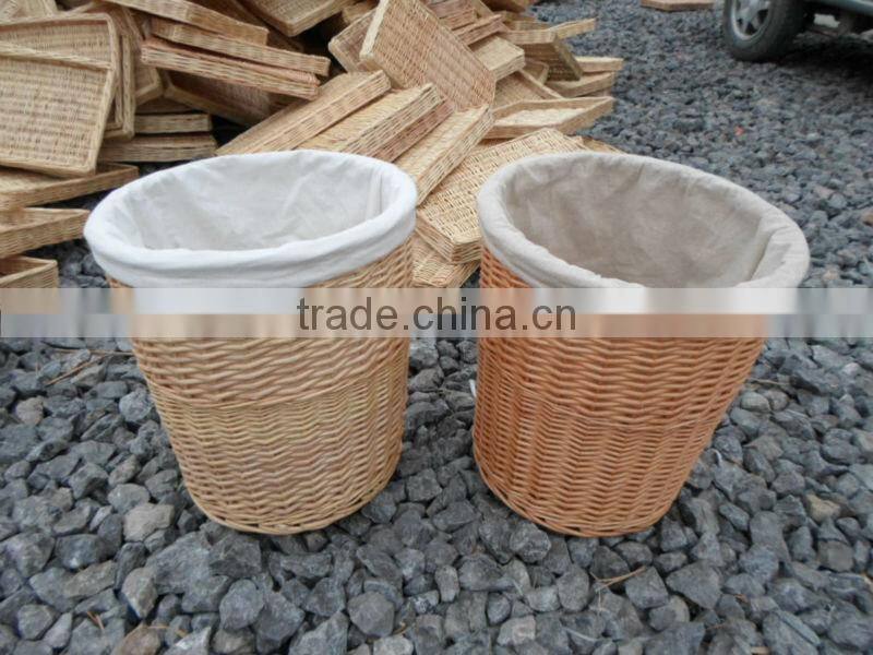 small wicker laundry basket with liner and hamper wicker washing basket