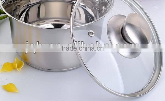 Tempered glass lid insulated casserole pot soup pot
