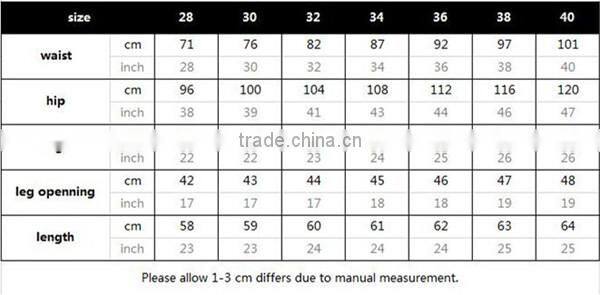 Europe wash faded jeans high street style men's short pants