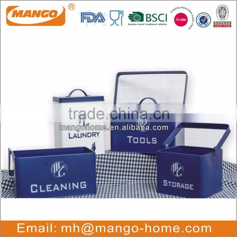 Stainless steel metal indoor compost bin