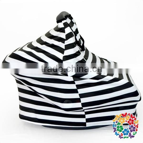 stretchy baby car seat cover black white stripe baby car seat cover with window
