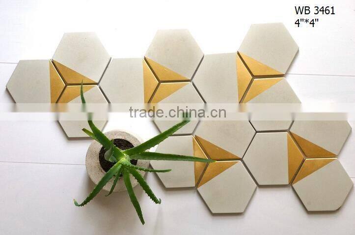 Handmade Cement mosaic-tile Concrete Hexagon Wall Floor Tile
