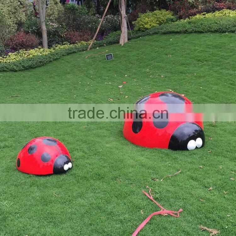 FRP coccinella septempunctata sculpture
