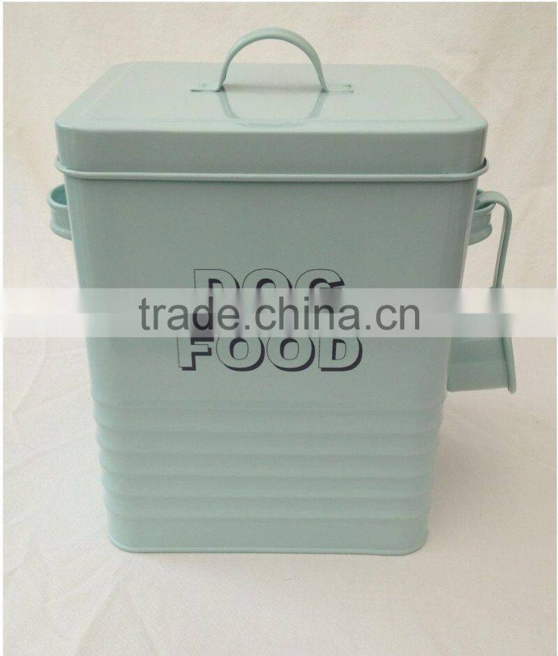 Hot sales metal pet food container