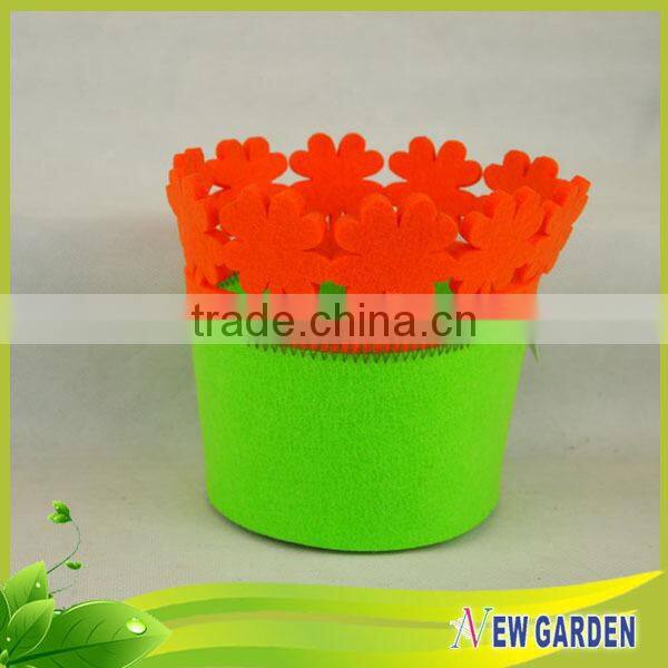 Gorgeous Designs Metal Artificial Lacy Flower Pot For Home Decor