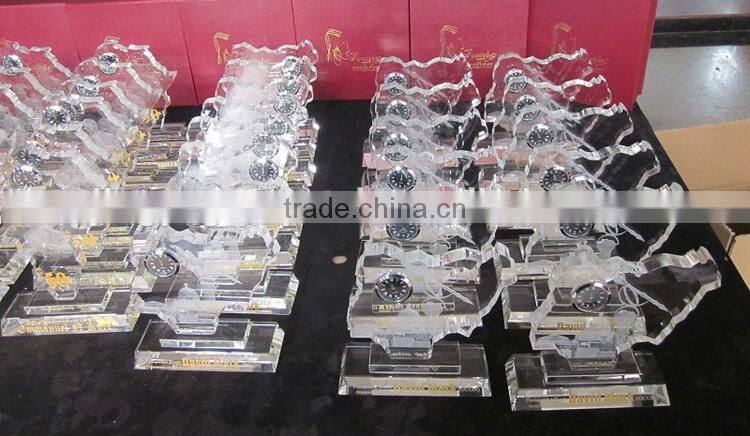 Unique Souvenir Crystal Plaque