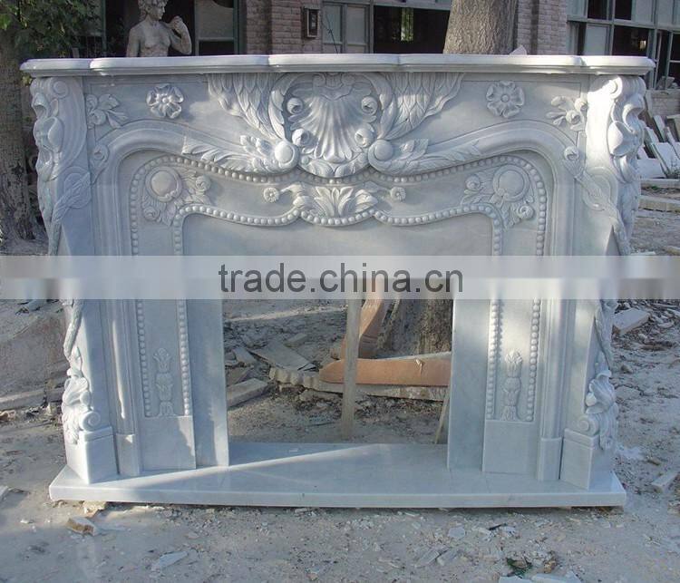 luxury home decoration marble stone granite marble fireplace