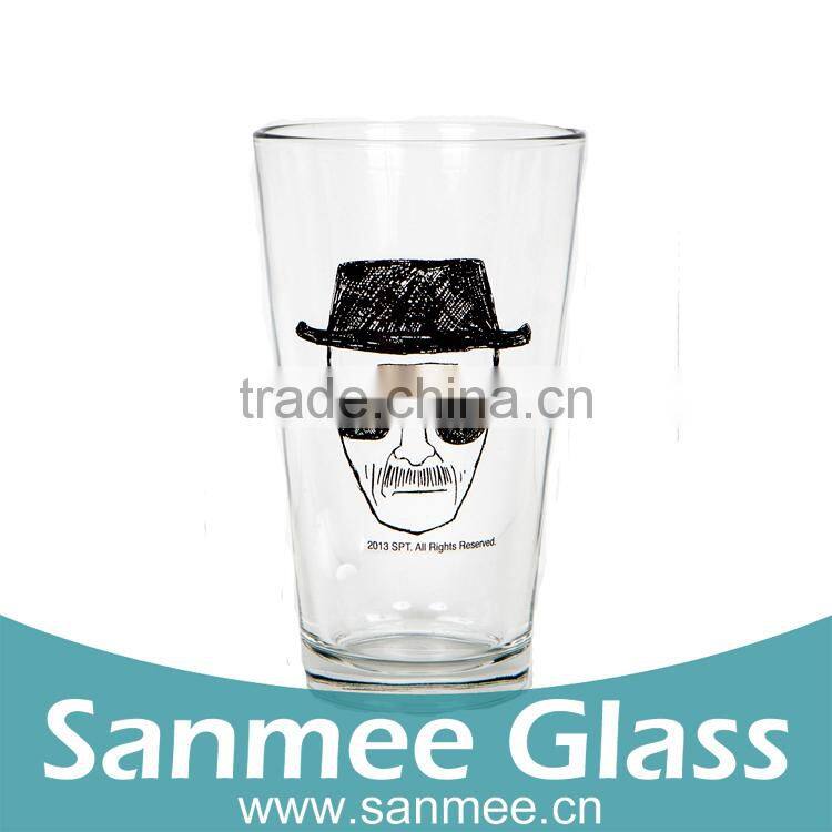 Gift Glass Personalized Customization Logo Design Glass Cup Hot Sales