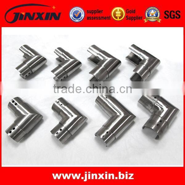 Stainless Steel Channel Pipe 90 degree Ethernet Pipe Cross Connector