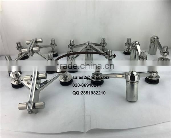 JINXIN Stainless Steel 304/316 heavy duty glass spider, glass curtain holders, glass wall connector