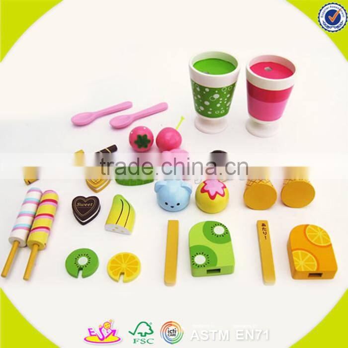 wholesale baby wooden refrigerator toy, best sale kids wooden refrigerator toy, fashion wooden refrigerator toy W10D016