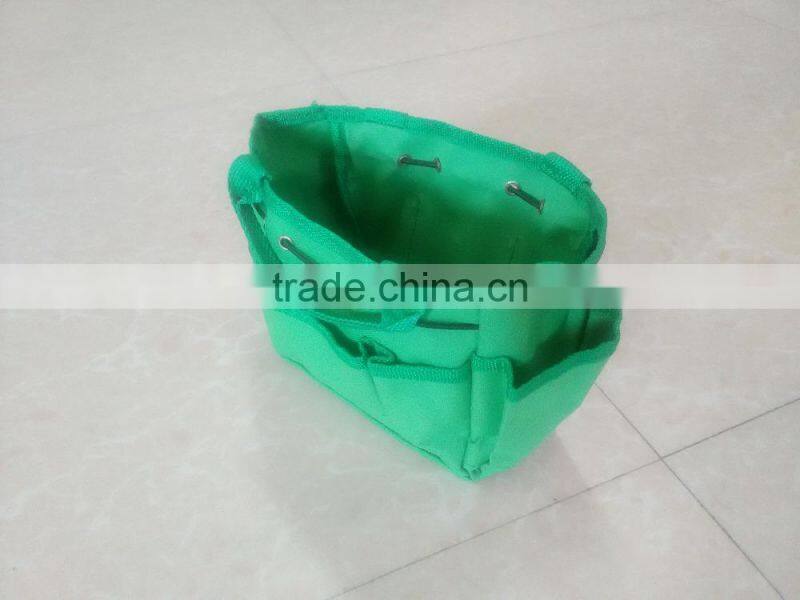 Strong canvas fabric children garden tools bag