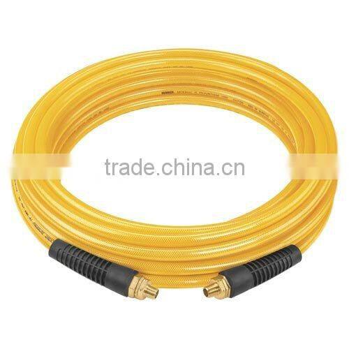 flexing thread pu pipe grease resistance 3/8"(13.5mm*9.5mm) yellow used for industry for braid tube