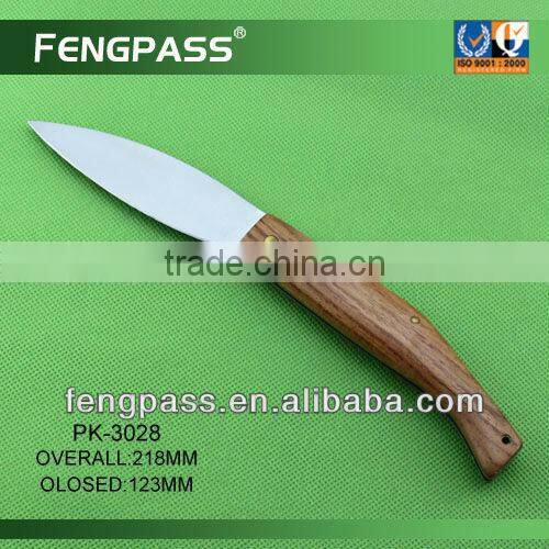 stainless steel hunting knife (71-1-124)