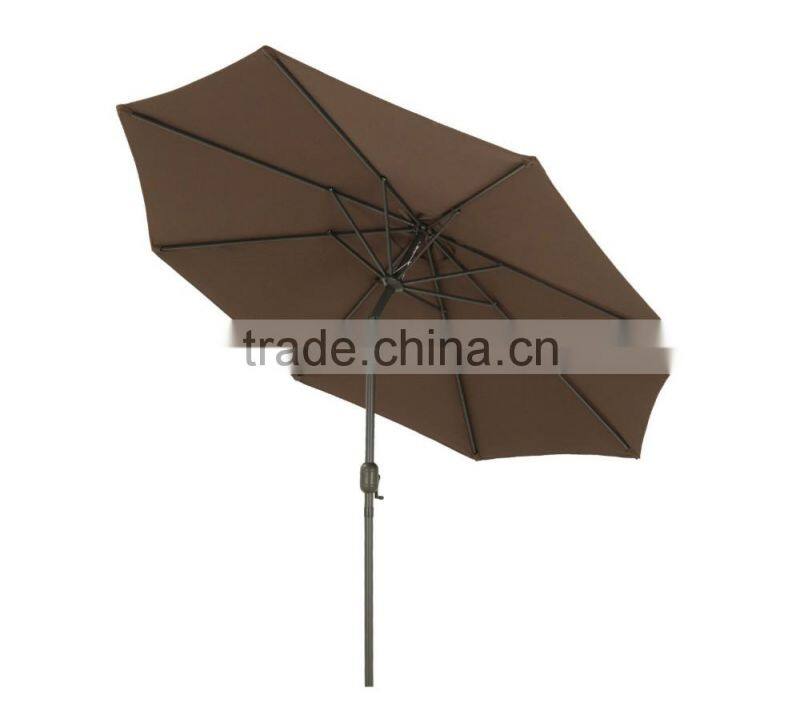 9Feet Aluminium Market Umbrellas Parasol With Polyester Cover