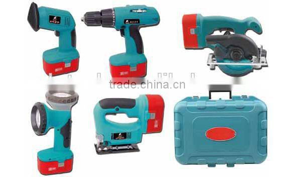 new 2014 Combination tool box manufacturer China wholesale alibaba supplier 18V 5 pcs Power tool sets