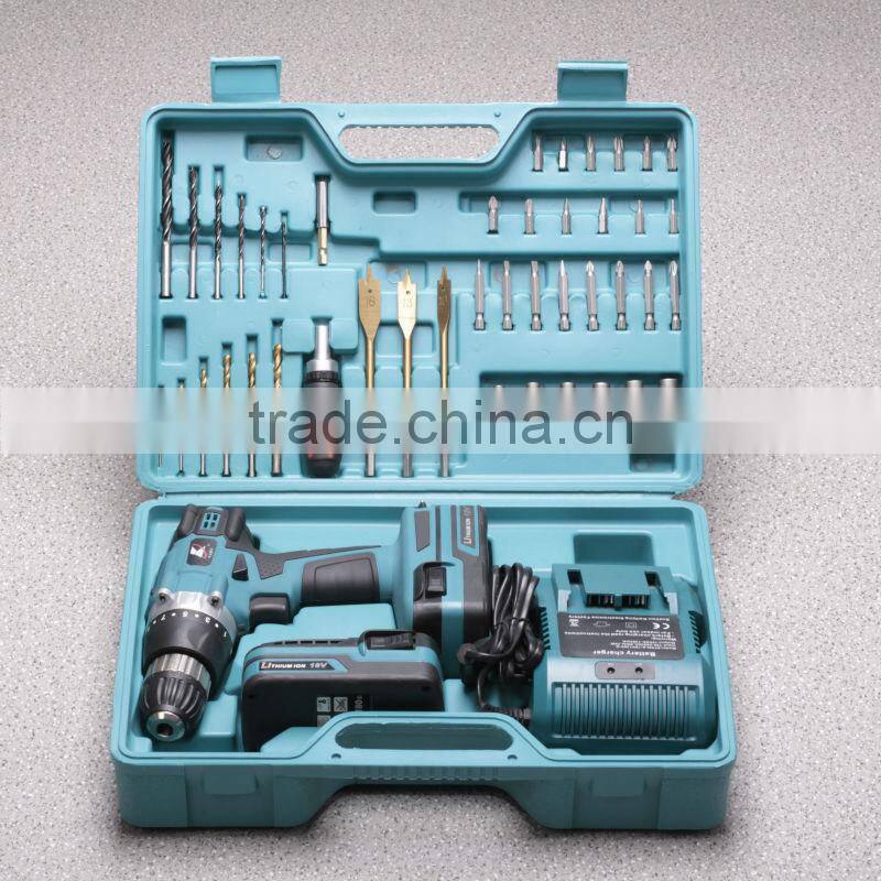 new 2014 manufacturer China wholesale alibaba supplier 18V Li-ion dewalt cordless drill of power tool sets tool box