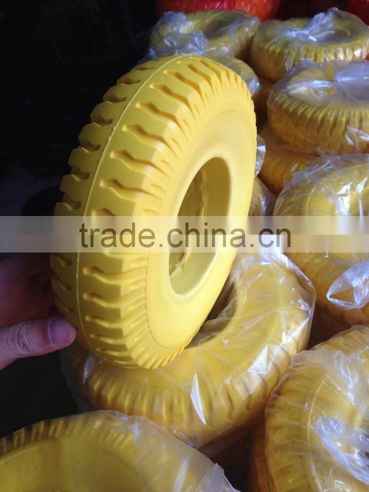 8" High quality environmental protection abrasion resistant PU wheel