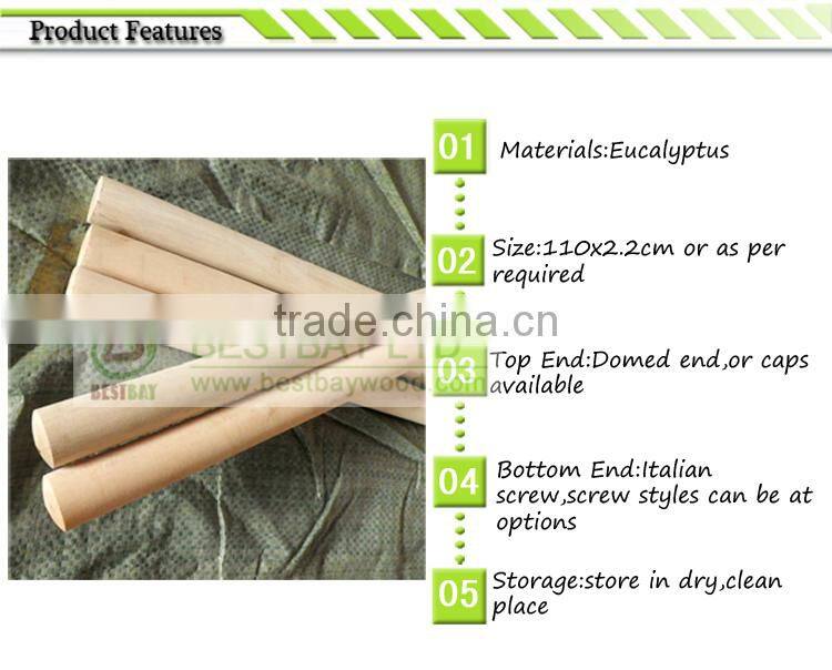 Wooden broom handle,mop handle,mop stick,broom stick