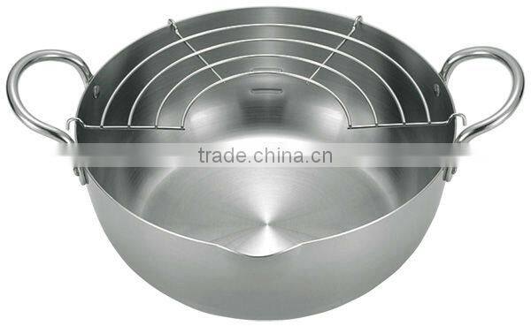 Stainless Steel Deep Fry Pot for Tempura