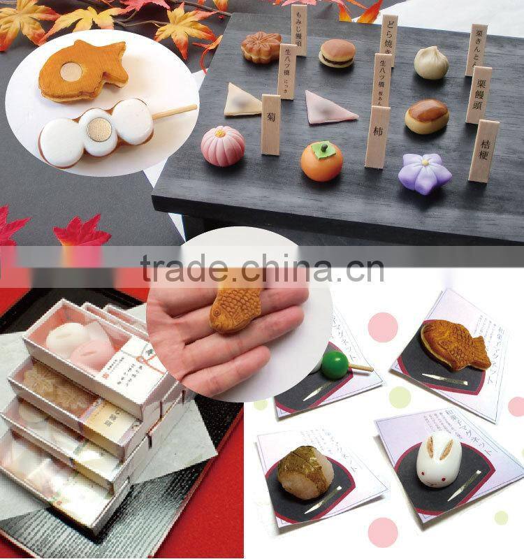 Colorful Japanese Wagashi fridge magnet , various items available
