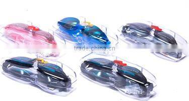 Soft headstrap mirror caoted custom comfortable swimming goggles
