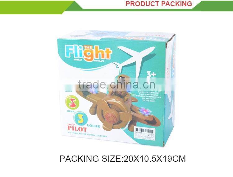 Hot selling cartoon electric universal battery operated toy plane