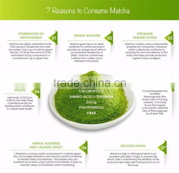 High quality green tea matcha powder