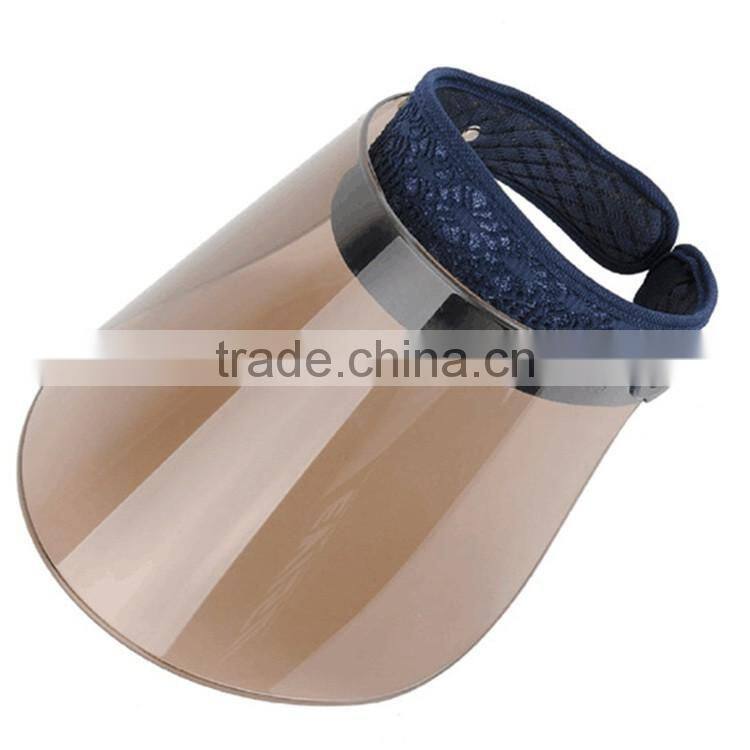 The summer sun hat PVC protection caps Outdoor cycling block face big brim