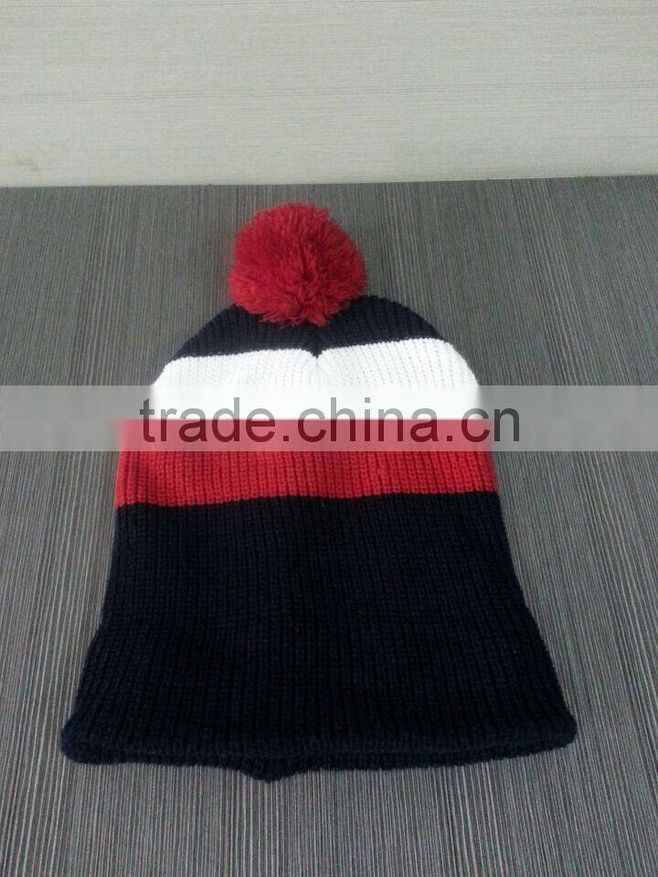 crazy red winter warm knitted hats