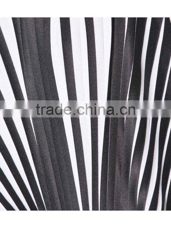 2016 women chiffon dress, floral sublimation prints pleated dress